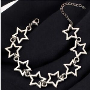 Silver Star Charm Bracelet ⭐️